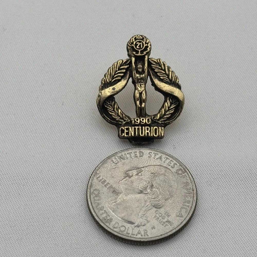 Vintage Century 21 1990 Centurion Real Estate Sales Award Lapel Hat‎ Pin